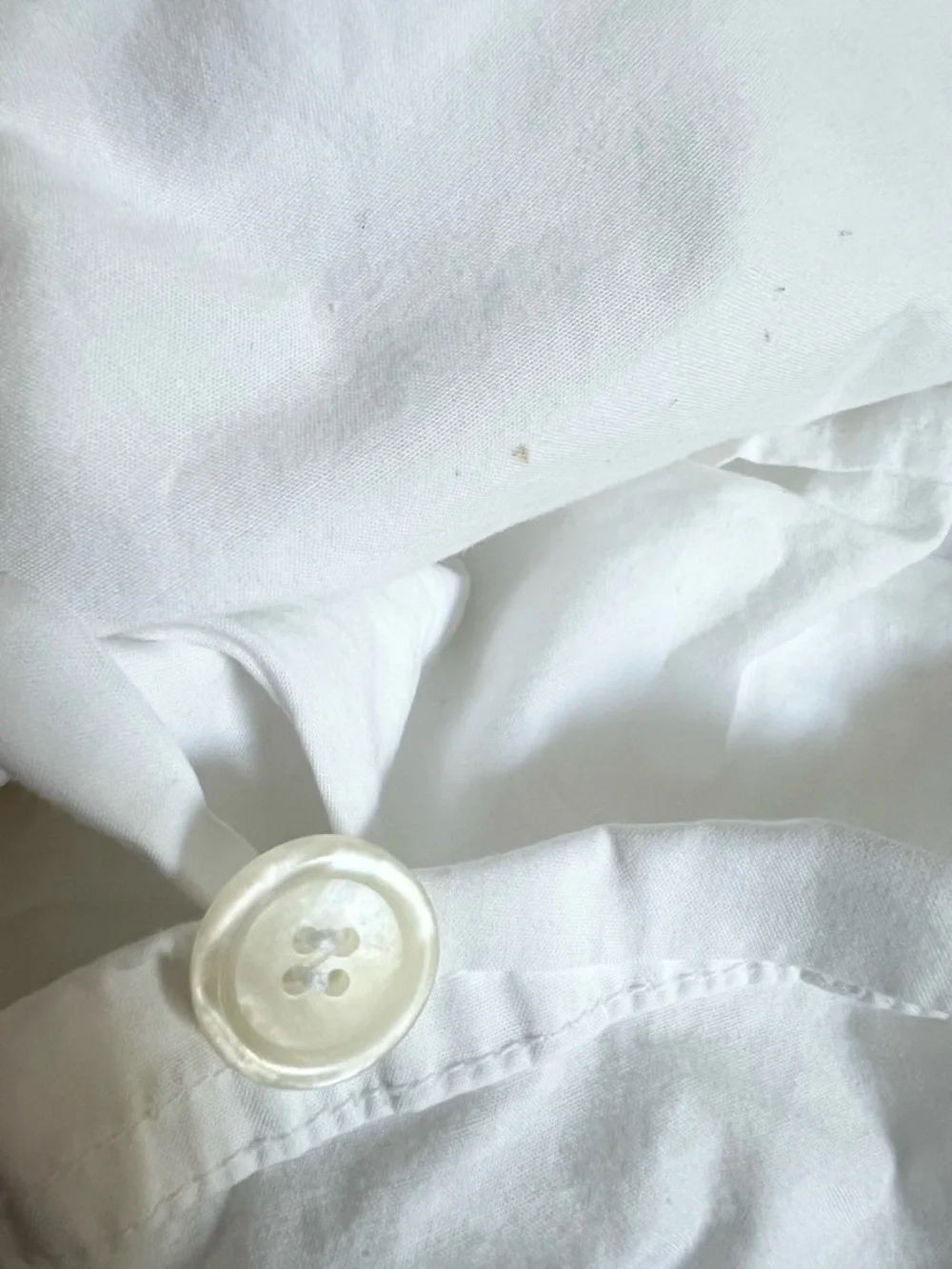 RH White Italian Cotton Duvet Cover California King Restoration Hardware Percale